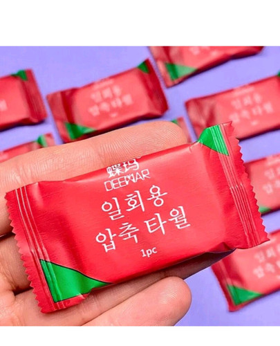 قرص دستمال فشرده (قرص دستمال جیبی)