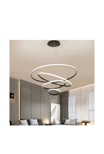 لوستر مدرن 4حلقه 4حالته با ریموت و دیمر دار و اپ موبیایل