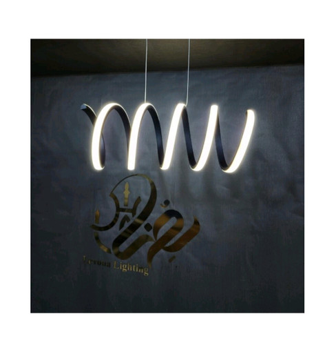 لوستر فنری 4حالته دارای ریموت و کنترل دیمر دار و اپ موبایل