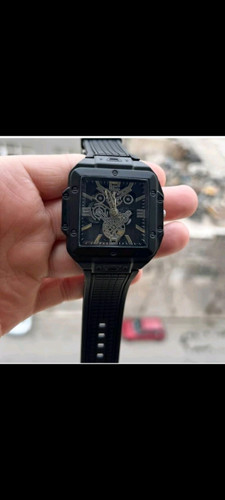 ساعت هابلوت بینگ بنگ طرح اتومات جدید باجعبه چوبی