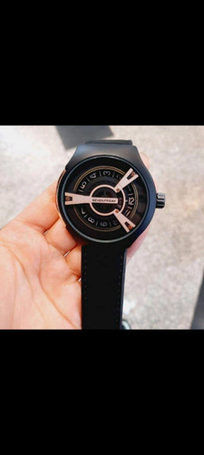 ساعت سون فرایدی طرح سه شاخ حک آرم روی بند وقفل با جعبه