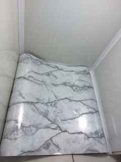 برچسب کابینت طرح ماربل کرم طرح مرمر عرض کار ۶۰
