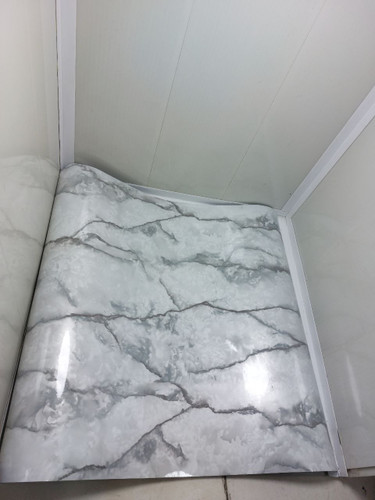 برچسب کابینت طرح ماربل کرم طرح مرمر عرض کار ۶۰